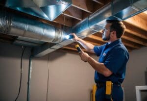 Inspecting Ductwork for Leaks and Damage