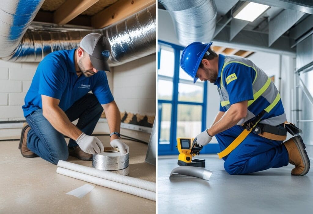 Comparing DIY Duct Sealing vs. Professional Services for Optimal Home Efficiency